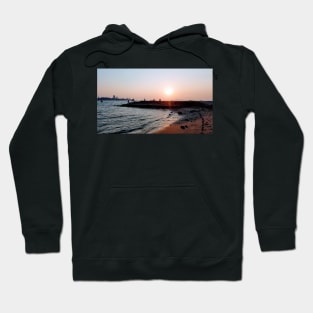 Pattaya Beach Thailand Sand and Sunset Hoodie